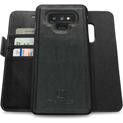 Slim leather removable wallet - slim,